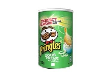 Bulvių traškučiai PRINGLES Sour Cream & Onion, 70 g