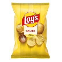 Bulvių traškučiai su druska LAYS, 130 g