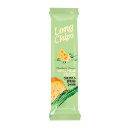 Bulvių užkandis LONG CHIPS grietinės ir krapų sk., 75 g