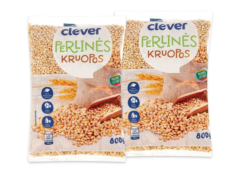 CLEVER perlinės kruopos, 800 g