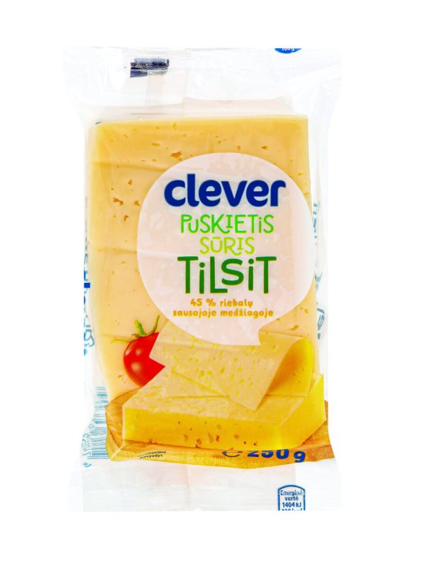 CLEVER puskietis sūris TILSIT, 250 g