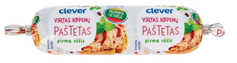 Clever Virtas kiaulienos kepenų paštetas 1 r., 120 g