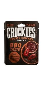 CRICKIES BBQ skonio džiovinti svirpliai, 15 g