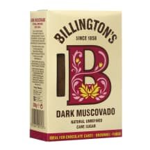 Cukranendrių cukrus DARK MUSCOVADO, 500 g