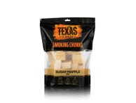 Cukrinių kanadinių klevų rūkymo kaladėlės TEXAS CLUB, 1 kg
