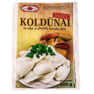DAGERA šald. koldūnai su mėsos ir dž.baravykų įd., 500 g