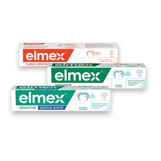 Dantų pasta ELMEX (3 rūšių), 75 ml