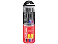 Dantų šepetėliai COLGATE Slim Soft Black, 3 vnt