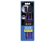 Dantų šepetėliai ORAL-B ROUNDER BLACK, 3 vnt., 3 vnt