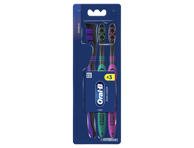 Dantų šepetėlis ORAL-B Dual Clean, Medium, 3 vnt