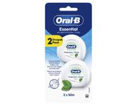 Dantų siūlas ORAL-B Essential, Waxed Mint, 2 x 50 m