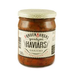 Daržovių ikrai FRAUENBURGAS GARDUM, marinuoti, stikl., 500 g
