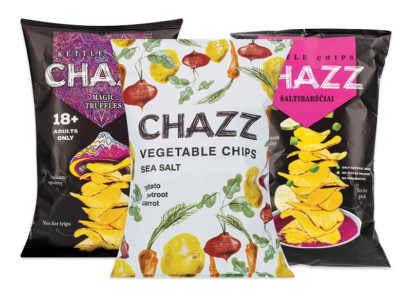 Daržovių traškučiams CHAZZ, 75 g