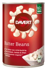 „Davert Butter Beans“ didelės baltosios pupelės, 400 g