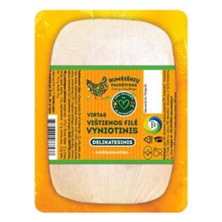 DELIKATESINIS vištienos filė vyniotinis, 400 g