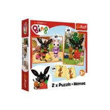 Dėlionė TREFL + atminties žaidimas