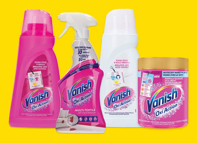 Dėmių valikliams VANISH