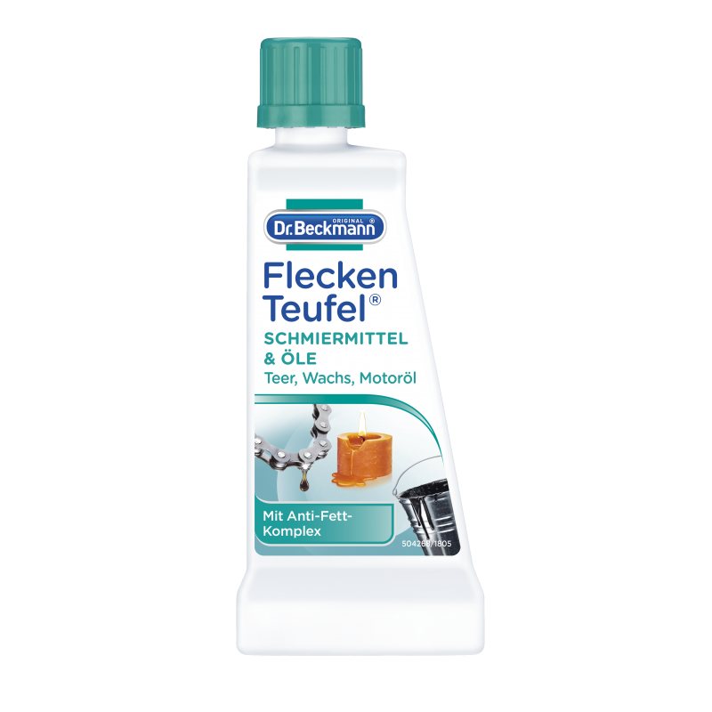Dėmių valiklis tepalų, alyvos Dr.Beckmann, 50 ml
