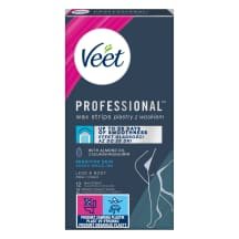 Depiliacinės vaško juostelės VEET, 12 vnt