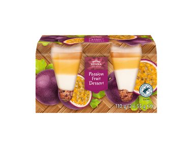 Desertas Tiramisu su pasiflorais ir mangu, 2 x 55 g