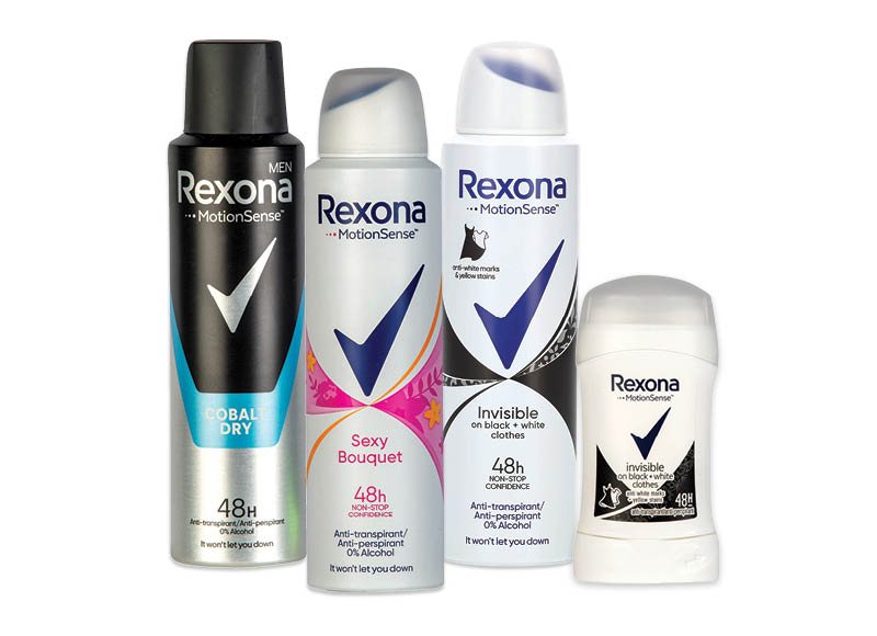 Dezodorantams REXONA