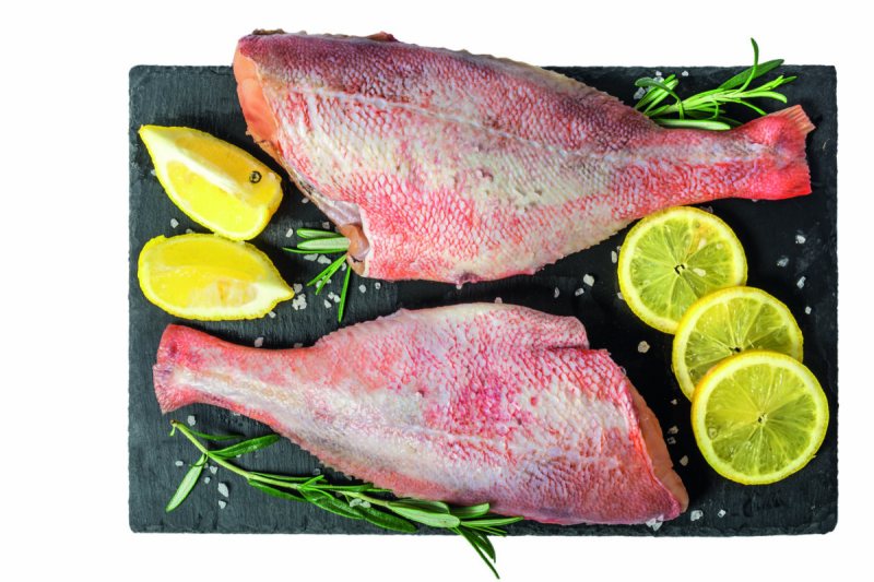 DIDYSIS JŪRINIS EŠERYS, ATITIRPINTAS SKROSTAS BE GALVOS (Sebastes marinus), 1 kg