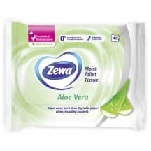 Drėg. tualet. popier. ZEWA ALOE VERA, 42 vnt