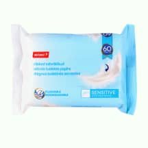 Drėgnas tualet. popier. RIMI Sensitive, 60 vnt