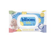 Drėgnos servetėlės BLOOM, banan., 60 vnt