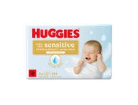 Drėgnos servetėlės HUGGIES EXTRA SENSITIVE, 3 x 48 vnt