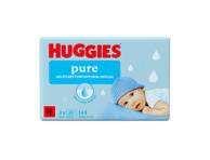 Drėgnos servetėlės Huggies Pure Plastic Free, 144 vnt