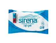 Drėgnos servetėlės SIRENA, 15 vnt