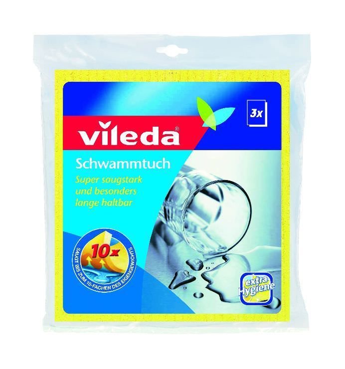 Drėgnos šluostės-kempinės VILEDA, 3+, 1 vnt