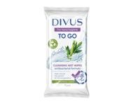 Drėgnosios antibakterinės servetėlės DIVUS, 15 vnt
