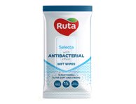 Drėgnosios antibakterinės servetėlės RŪTA su pantenol., 15 vnt., 15 vnt