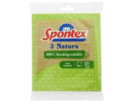 Drėgnosios kempinės-šluostės SPONTEX, 3 vnt., 3 vnt