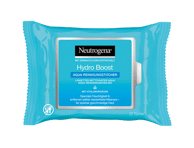 Drėgnosios veido valymo servetėlės NEUTROGENA HYDRO BOOST, 25 vnt