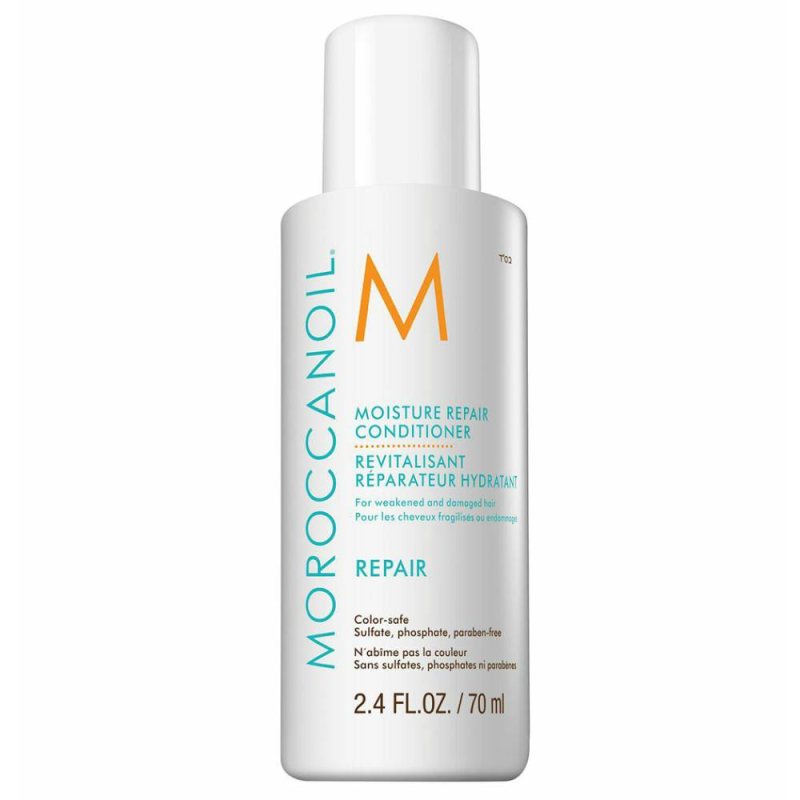 Drėkinamasis atkuriamasis kondicionierius pažeistiems plaukams Moroccanoil Repair Moisture Conditioner, 70 ml