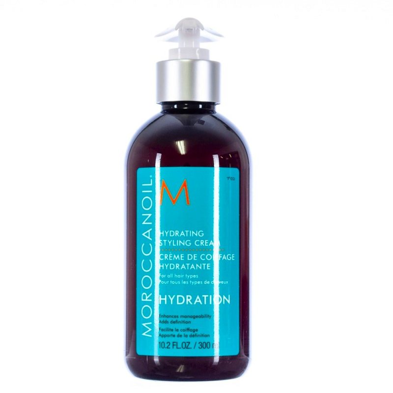 Drėkinamasis formavimo kremas Moroccanoil Hydrating Styling Cream, 300 ml