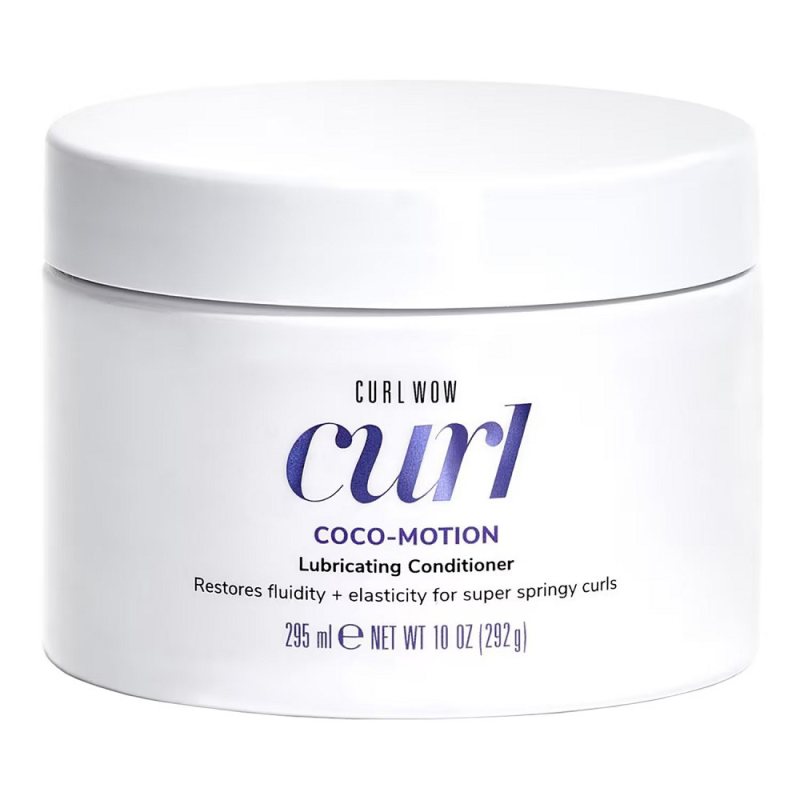 Drėkinamasis kondicionierius garbanotiems plaukams Color Wow Curl Coco-Motion Lubricating Conditioner, 295 ml