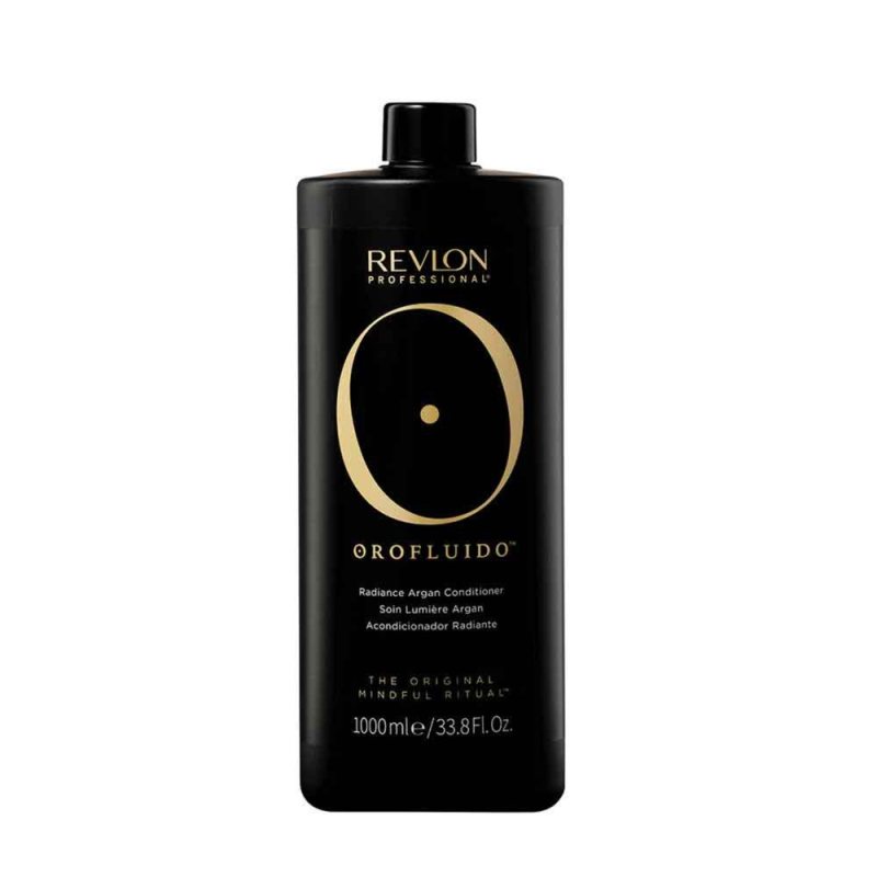 Drėkinamasis kondicionierius su argano aliejumi Revlon Professional Orofluido Radiance Argan Conditioner, 1000 ml