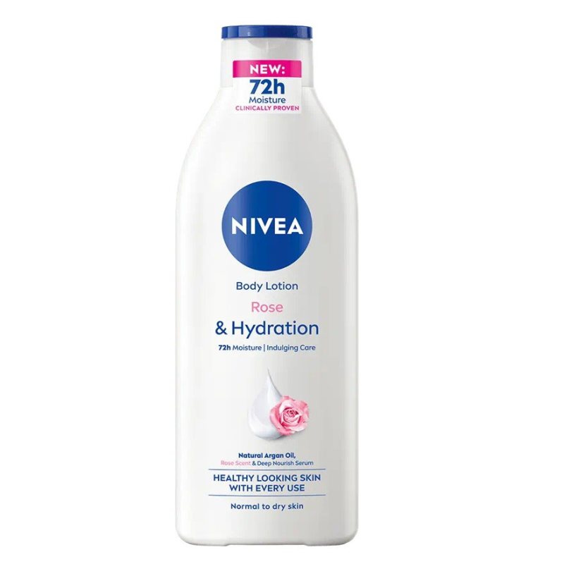 Drėkinamasis kūno balzamas Nivea Rose Touch, 400 ml