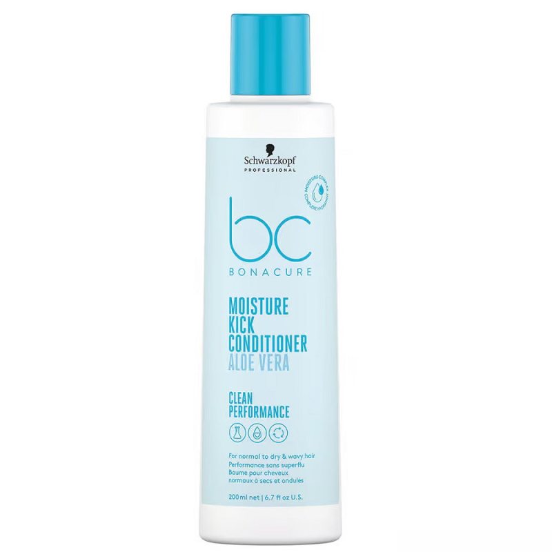 Drėkinamasis plaukų kondicionierius Schwarzkopf Professional BC Bonacure Moisture Kick Conditioner, 200 ml