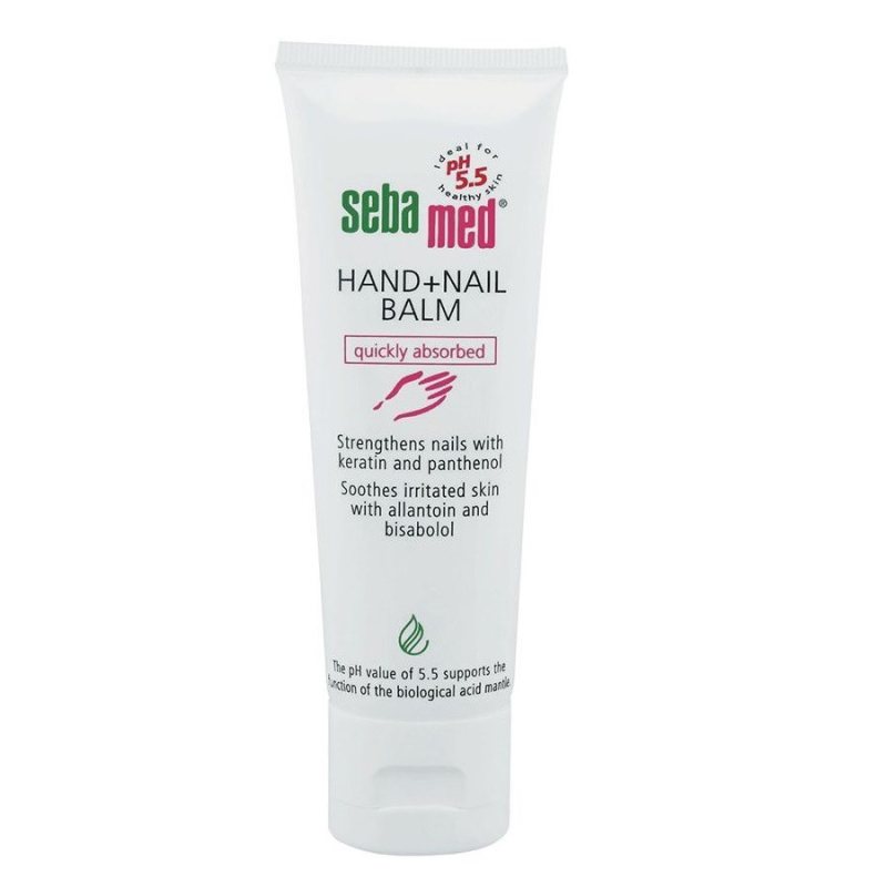 Drėkinamasis rankų ir nagų balzamas Sebamed Hand+Nail Balm, 75 ml
