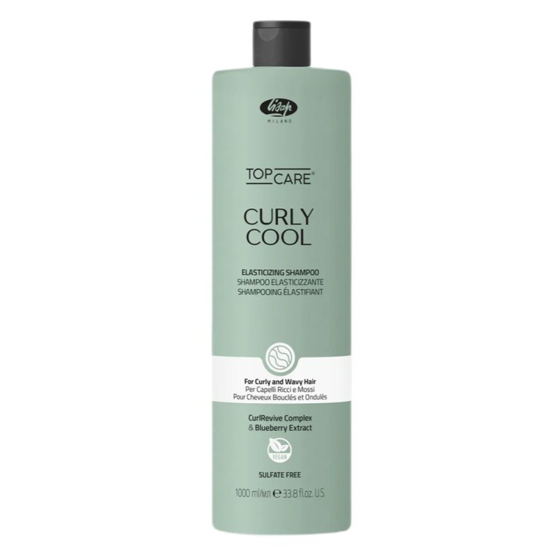Drėkinamasis šampūnas garbanotiems plaukams Lisap Top Care Curly Cool, 250 ml
