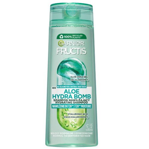 Drėkinamasis šampūnas Garnier Fructis Aloe Hydra Bomb, 400 ml