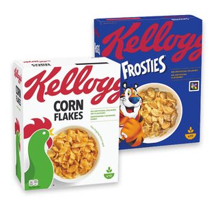 Dribsn. KELLOGG’S FROSTIES arba CORN FLAKES, 375 g, 330 g