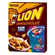 Dribsn. su šok. ir karam. NESTLE LION, 400 g