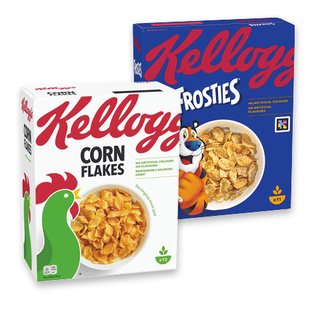 Dribsniai KELLOGG’S FROSTIES arba CORN FLAKES, 375 g, 330 g