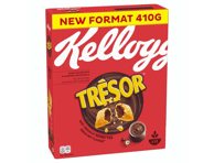 Dribsniai KELLOGG'S TRESOR CHOCO su šokolado įdaru, 410 g